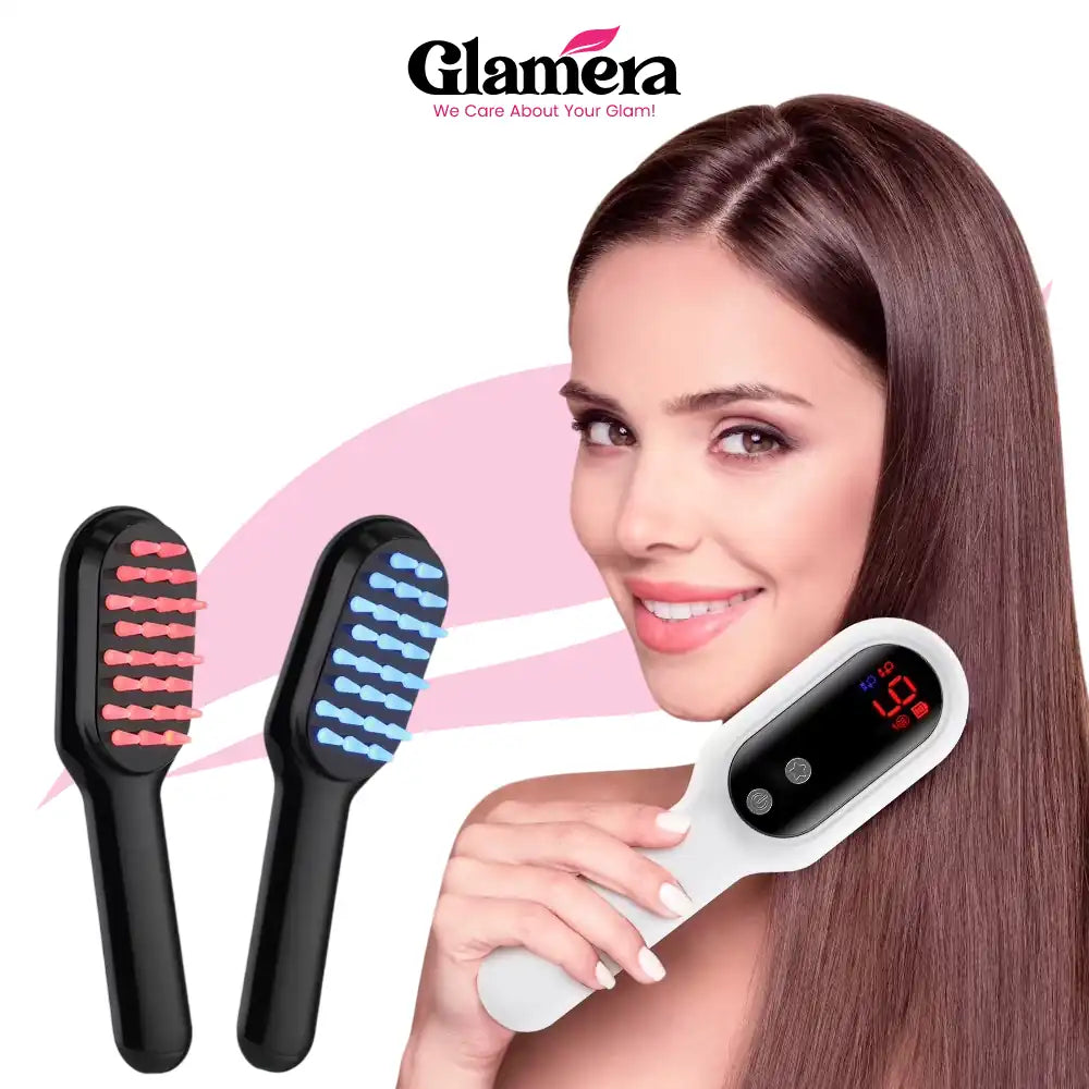 Glamera LED Hair Therapy Massager Brush