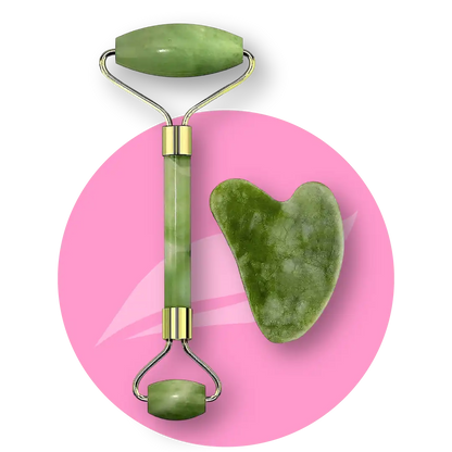 Glamera Gua Sha & Facial Roller Set