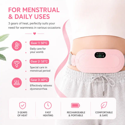 Glamera Period Cramp Relief Portable Heating Belt